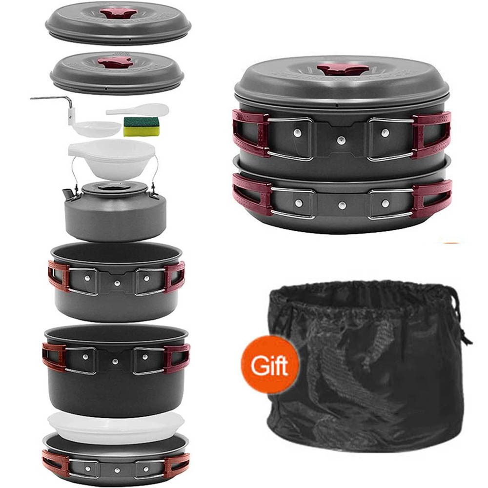 Outdoor cooking 3-4 person pic - огляд і ціна Camping Cooking Pot Set