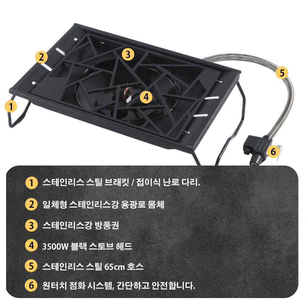 Pandatour Camping IGT Stove 65 - огляд і ціна Camping Cooking Hob