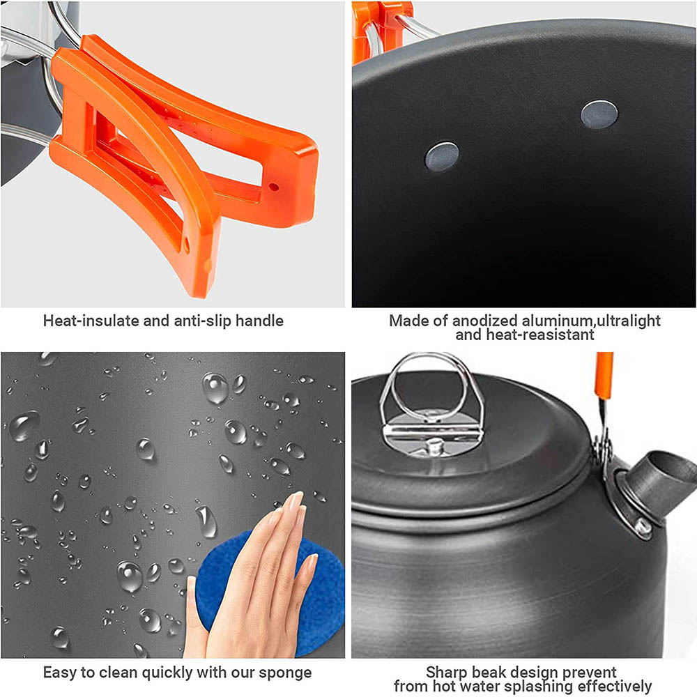 1pcs/1set Camping Cookware Kit - огляд і ціна Camping Cooking Utensil Bag