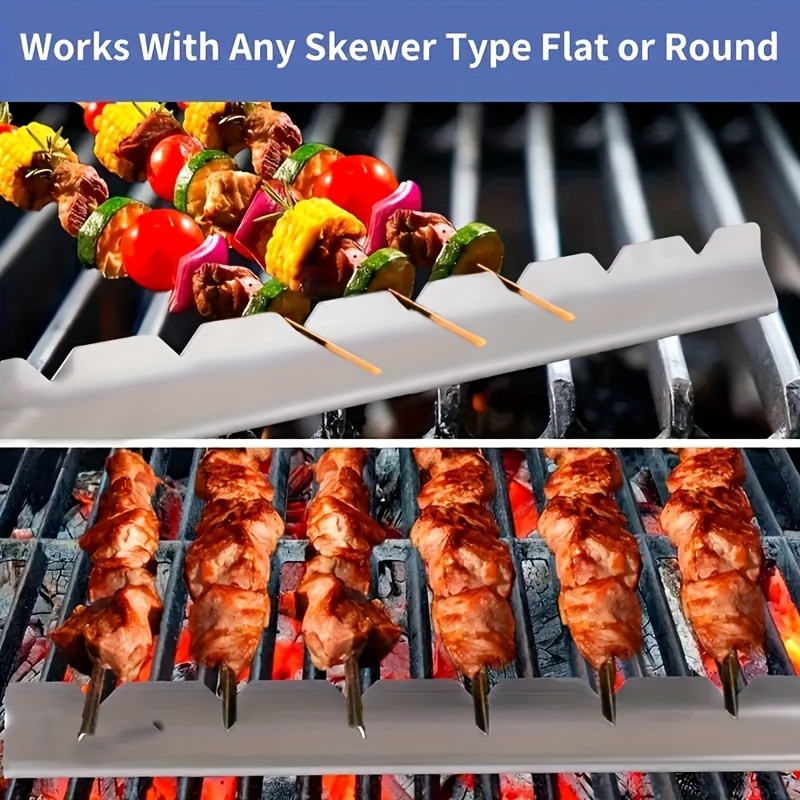 2pcs Kebab Rack Kebab Stands S - огляд і ціна Camping Cooking Full Set