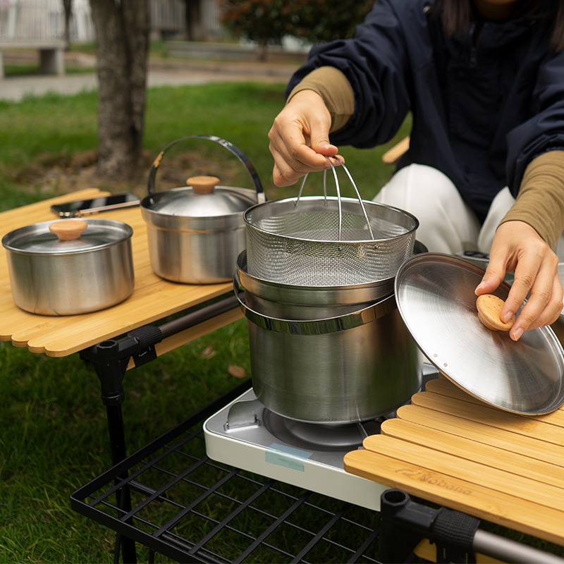 NOBANA Newest Outdoor Stainles - огляд і ціна Camping Cooking Hardware
