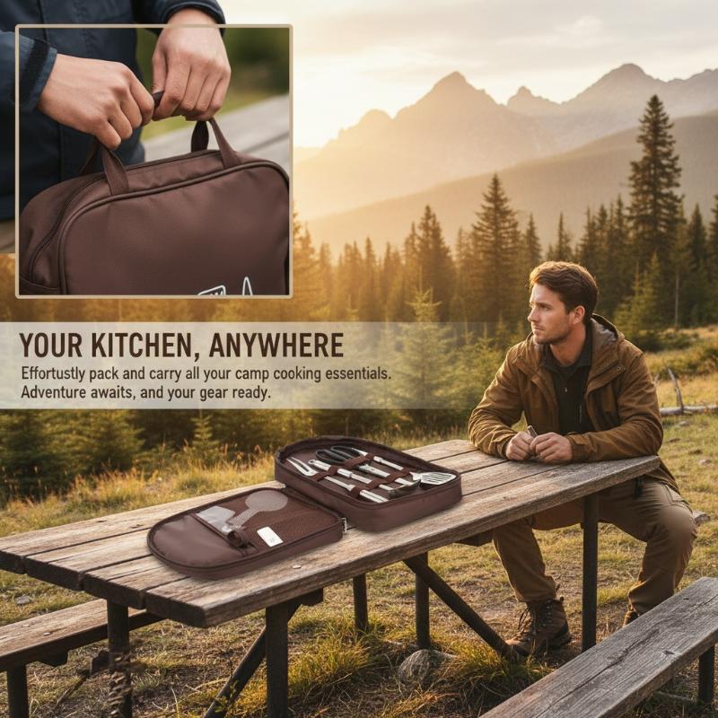 Outdoor Cooking Bag Camping St - огляд і ціна Camping Cooking Utensil Bag