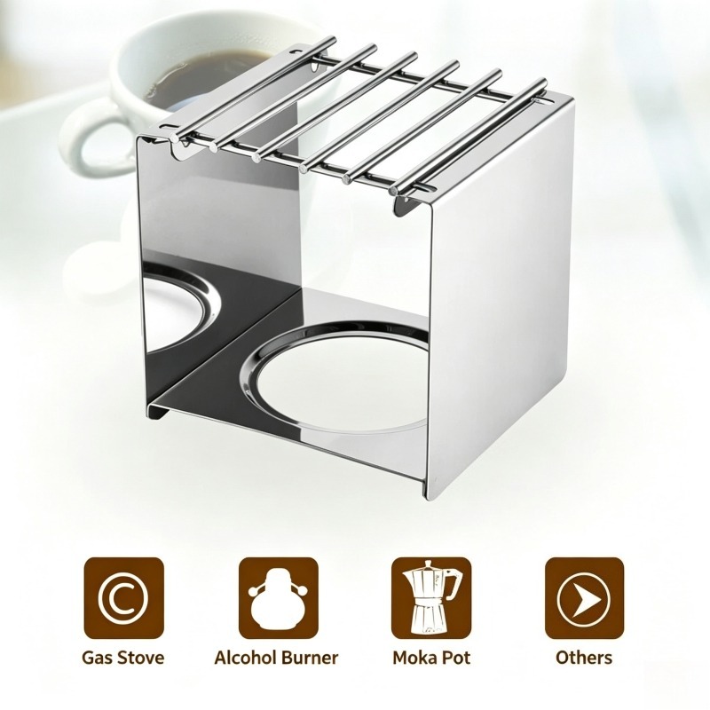 Stainless Steel Square Coffee  - огляд і ціна Camping Cooking Hardware