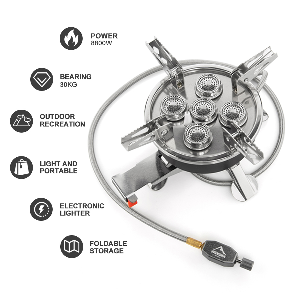 Widesea Camping 5in1 Gas Stove - огляд і ціна Camping Cooking Grate