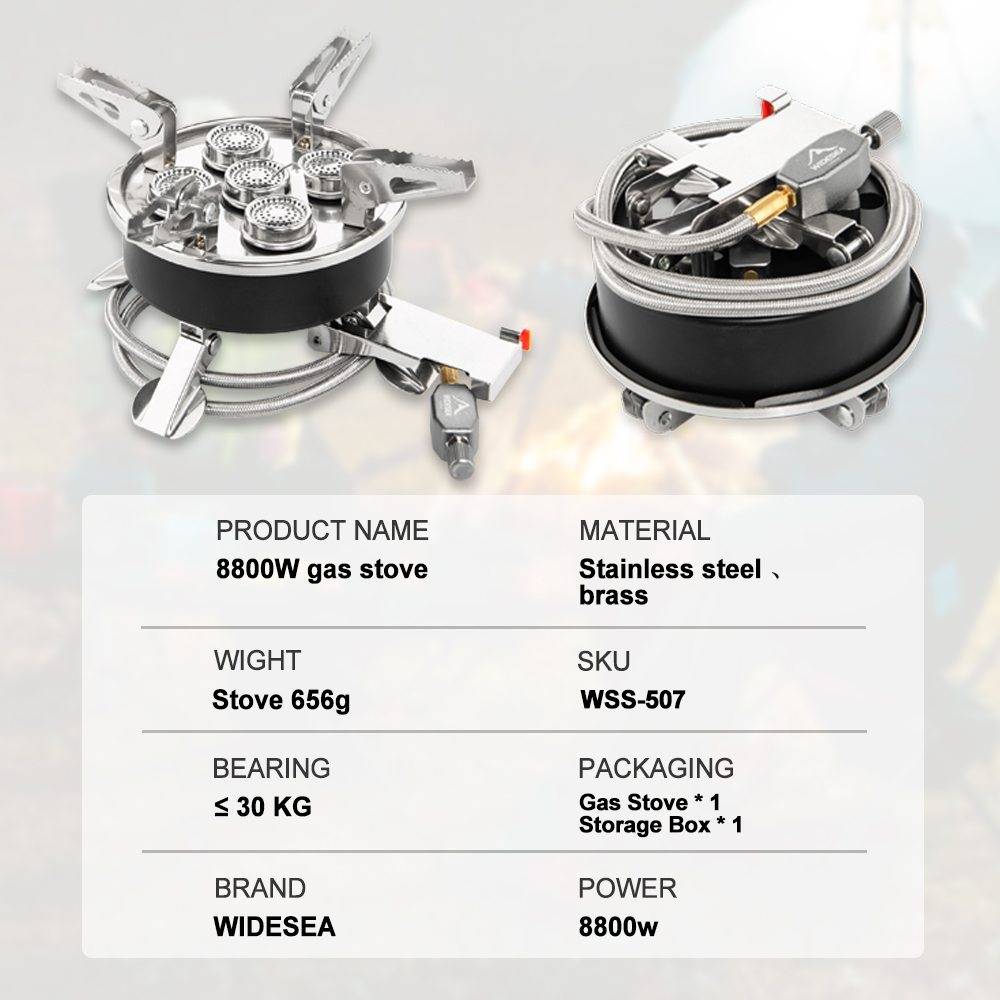 Widesea Camping 5in1 Gas Stove - огляд і ціна Camping Cooking Grate