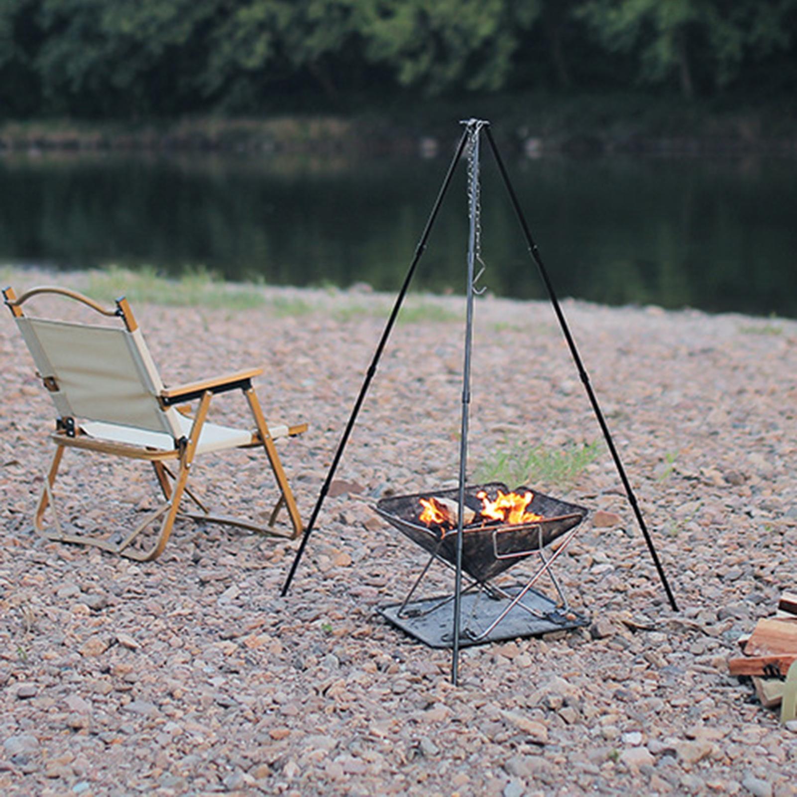 Outdoor Large Bonfire Tripod P - огляд і ціна Camping Cooking Pot Tripod