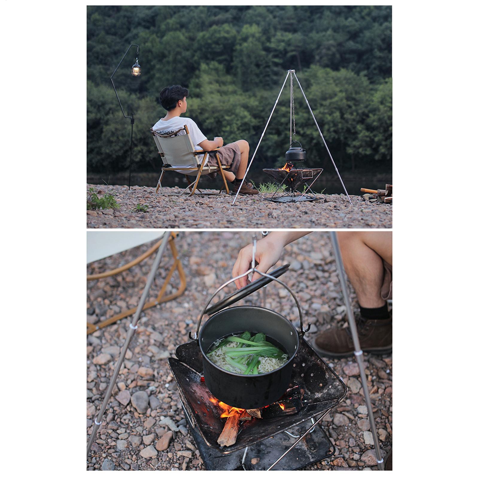Outdoor Large Bonfire Tripod P - огляд і ціна Camping Cooking Pot Tripod