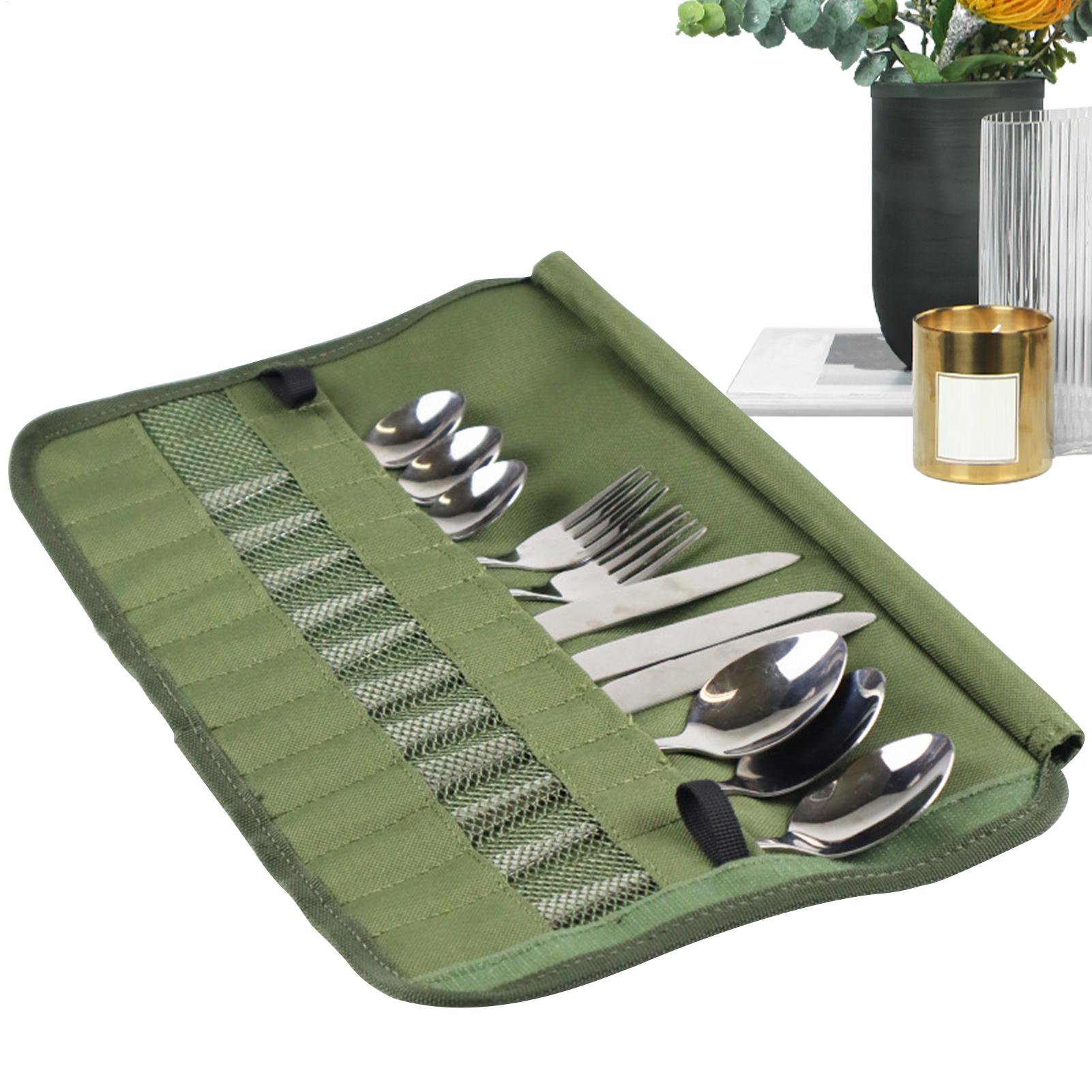 Camping Tableware Roll Bag Cam - огляд і ціна Camping Cooking Utensil Bag