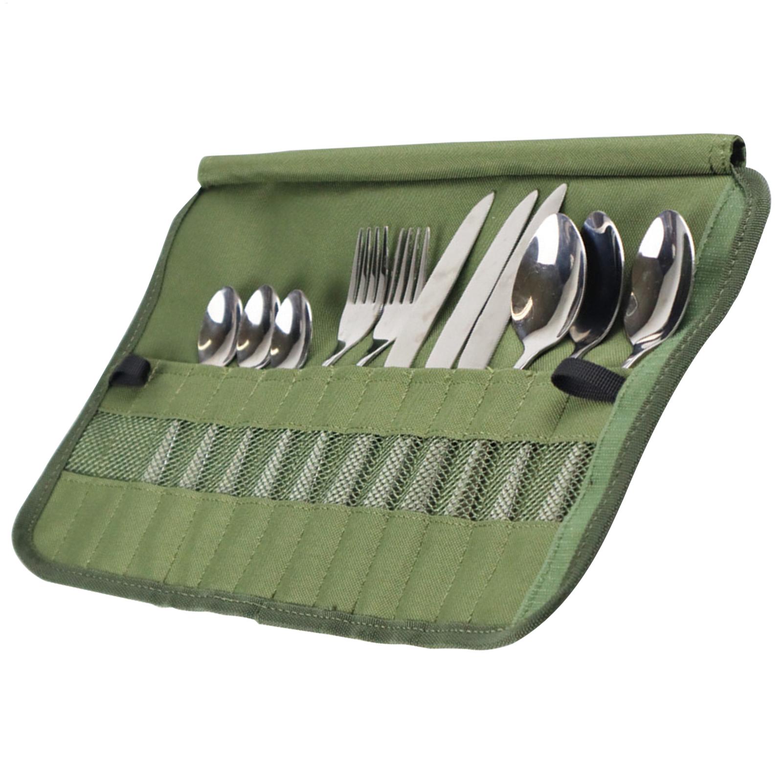 Camping Tableware Roll Bag Cam - огляд і ціна Camping Cooking Utensil Bag