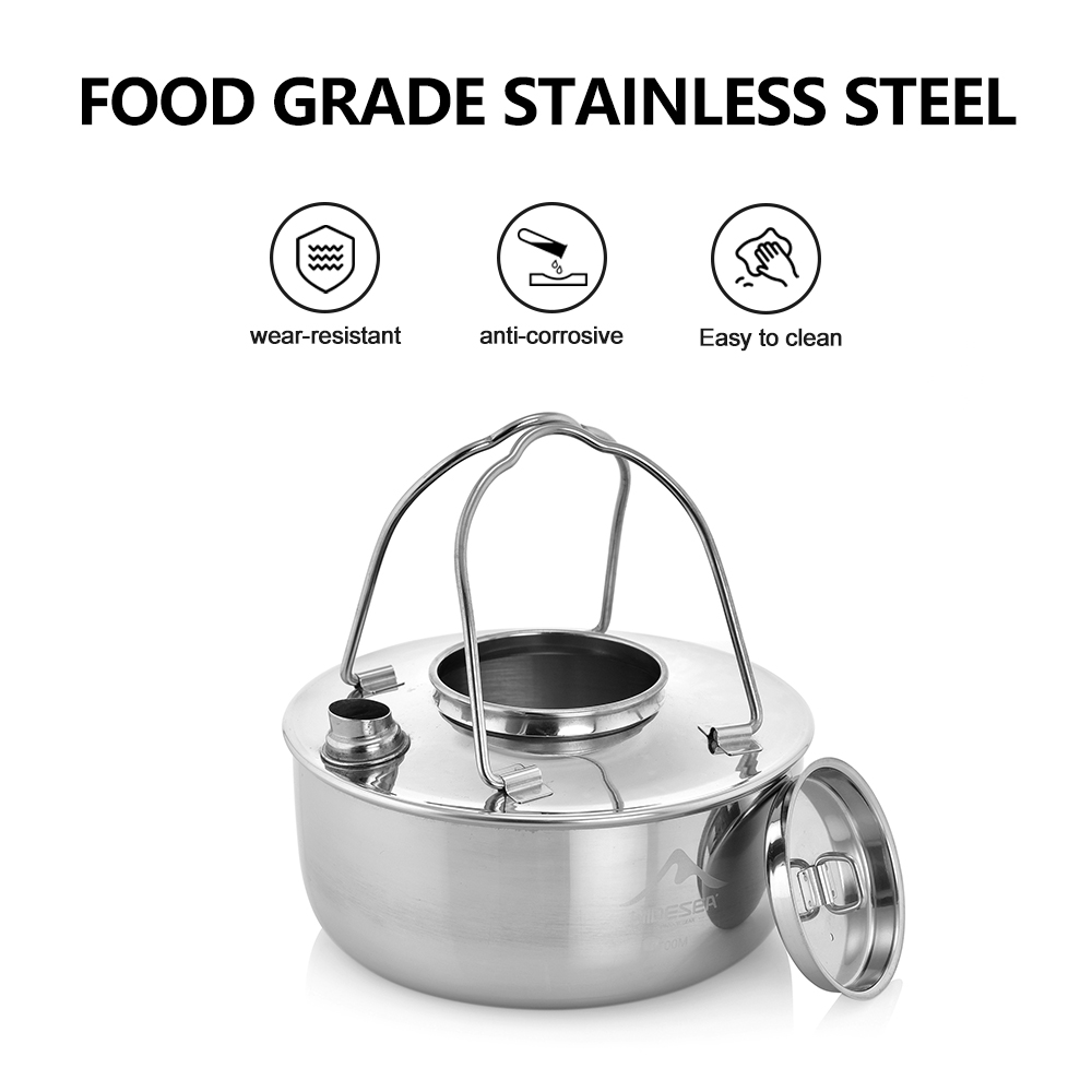 Widesea Camping Outdoor 1.7L S - огляд і ціна Camping Cooking Essentials