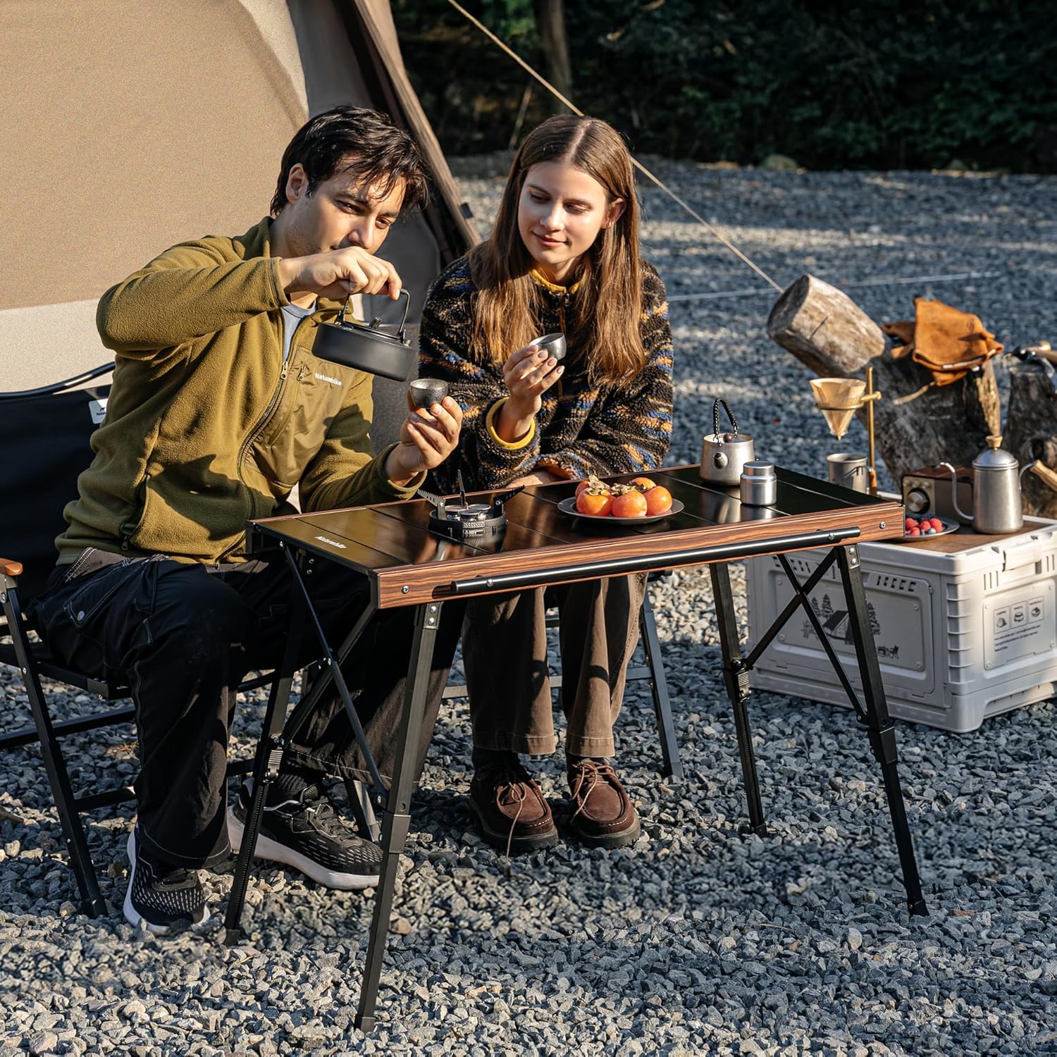 Adjustable Height Camping Tabl - огляд і ціна Camping Cooking System