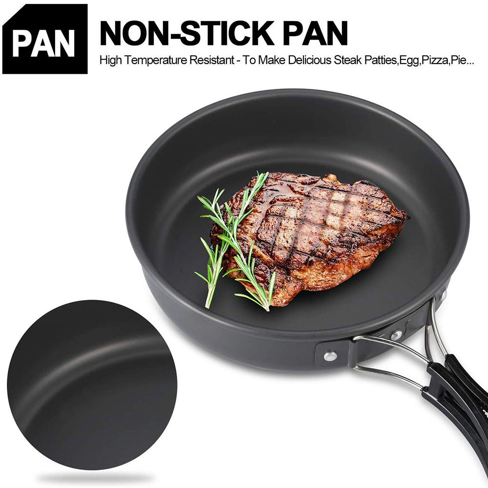 Outdoor Camping Cookware Set M - огляд і ціна Camping Cooking Pot Set