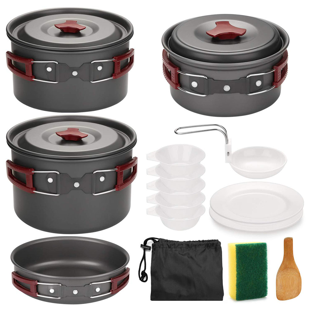 Outdoor Camping Cookware Kit N - огляд і ціна Camping Cooking Hardware
