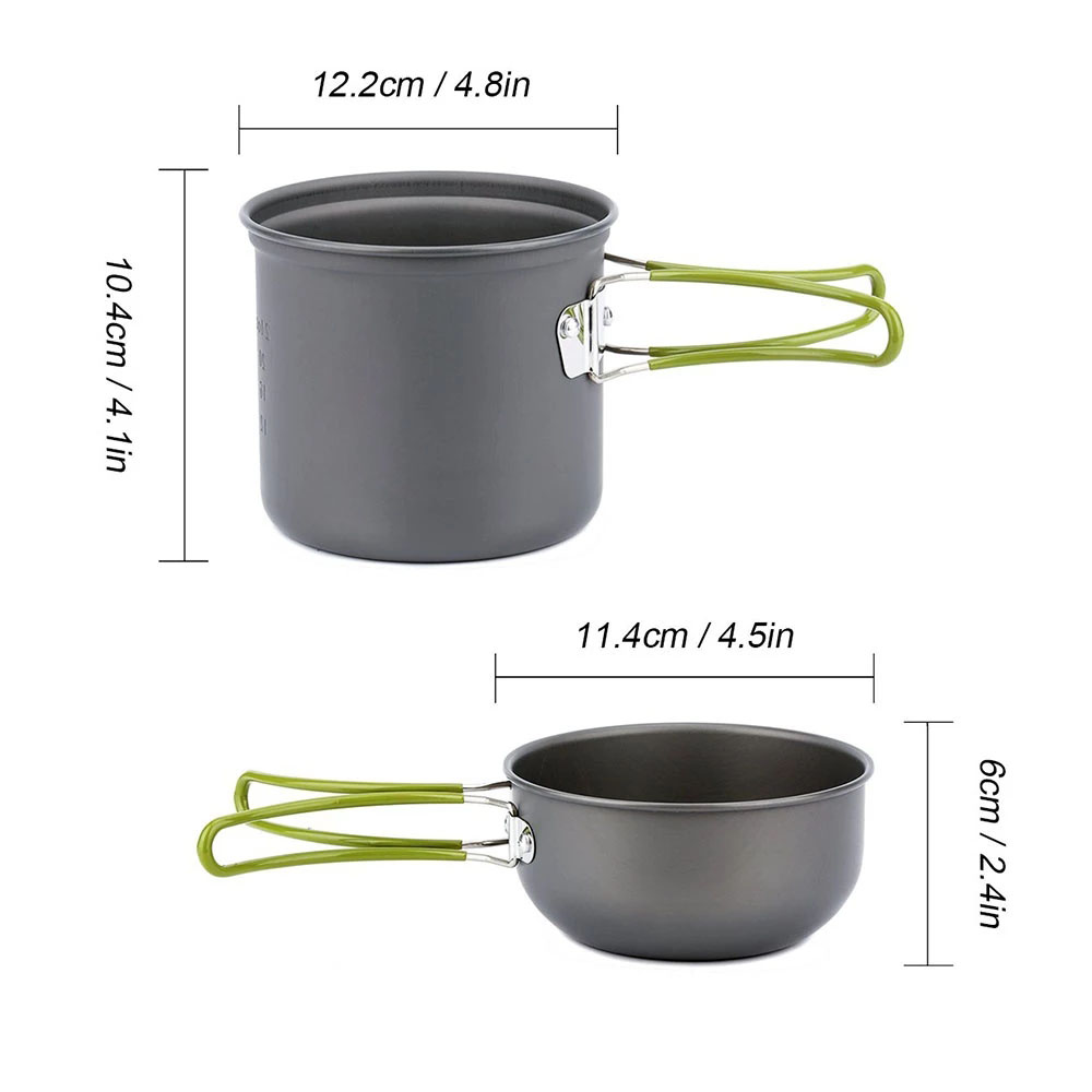 Camping Cookware Kit with Stov - огляд і ціна Camping Cooking Hardware